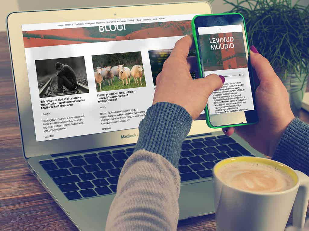Slavsinne portalblogg och förstasida